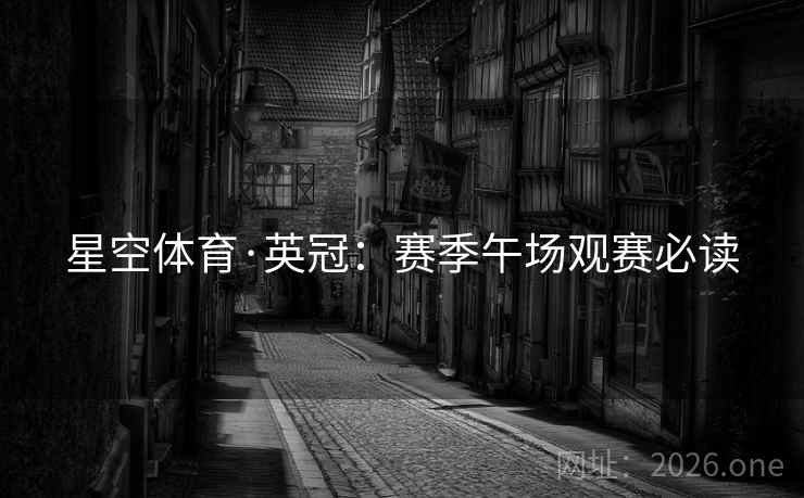 星空体育·英冠:赛季午场观赛必读