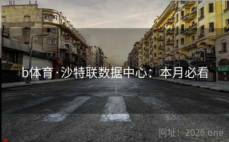 b体育·沙特联数据中心:本月必看