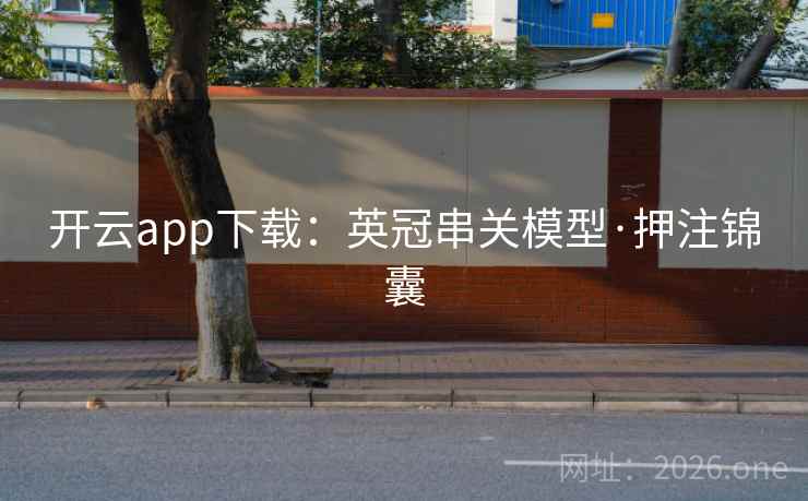 开云app下载:英冠串关模型·押注锦囊